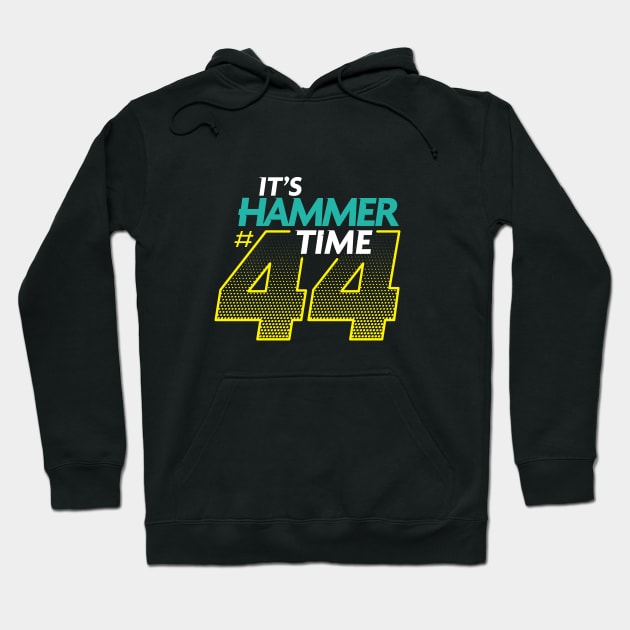 It's Hammer Time 44 - Yellow Design Hoodie by Hotshots